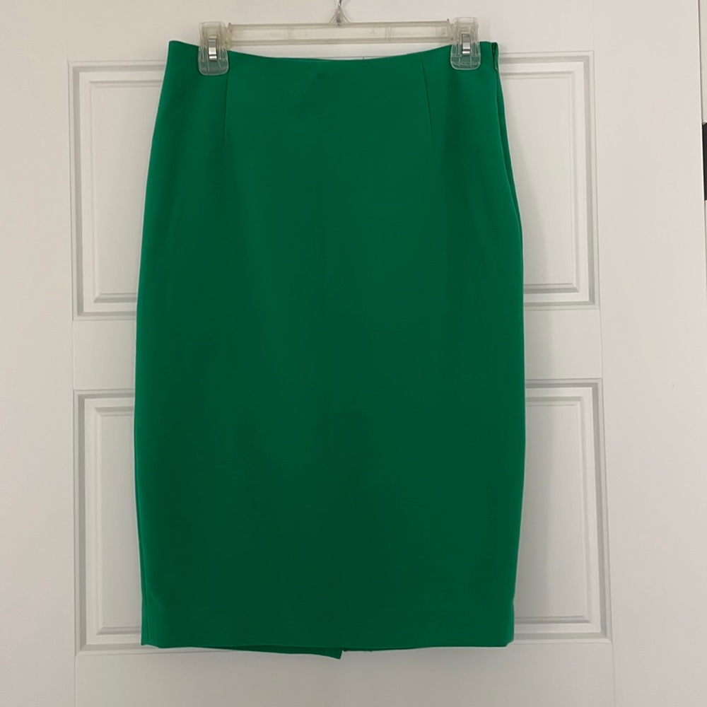The Limited green pencil skirt